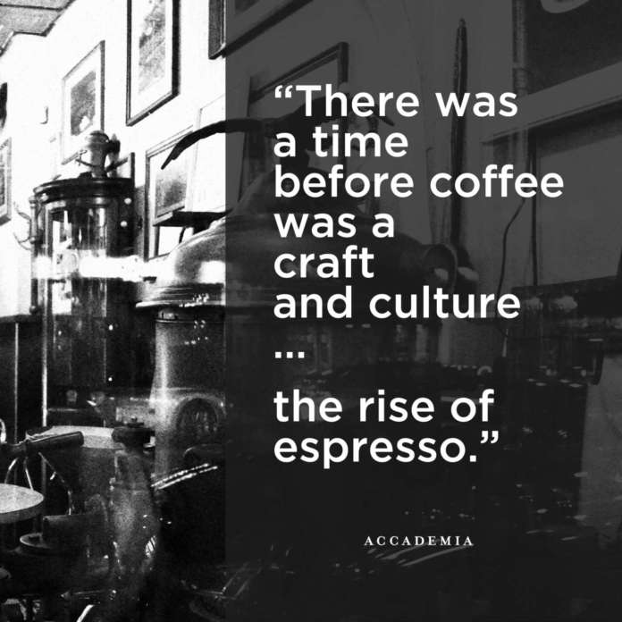 The rise of espresso