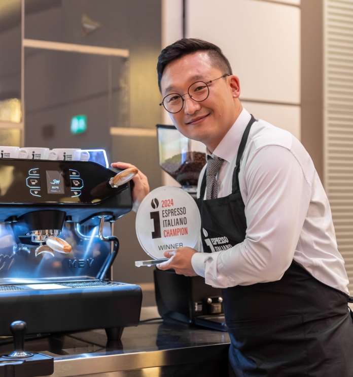 Lee Hyung Wook, vincitore Espresso Italiano Champion