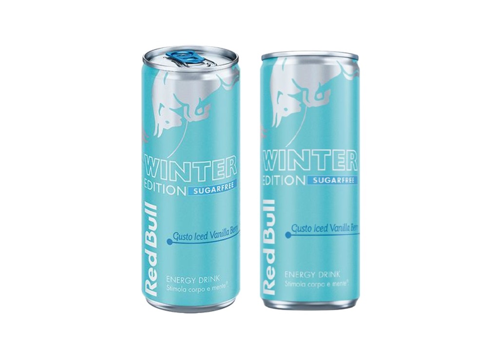 Al gusto Iced Vanilla Blueberry e sugar free: la Red Bull Winter Edition 2024